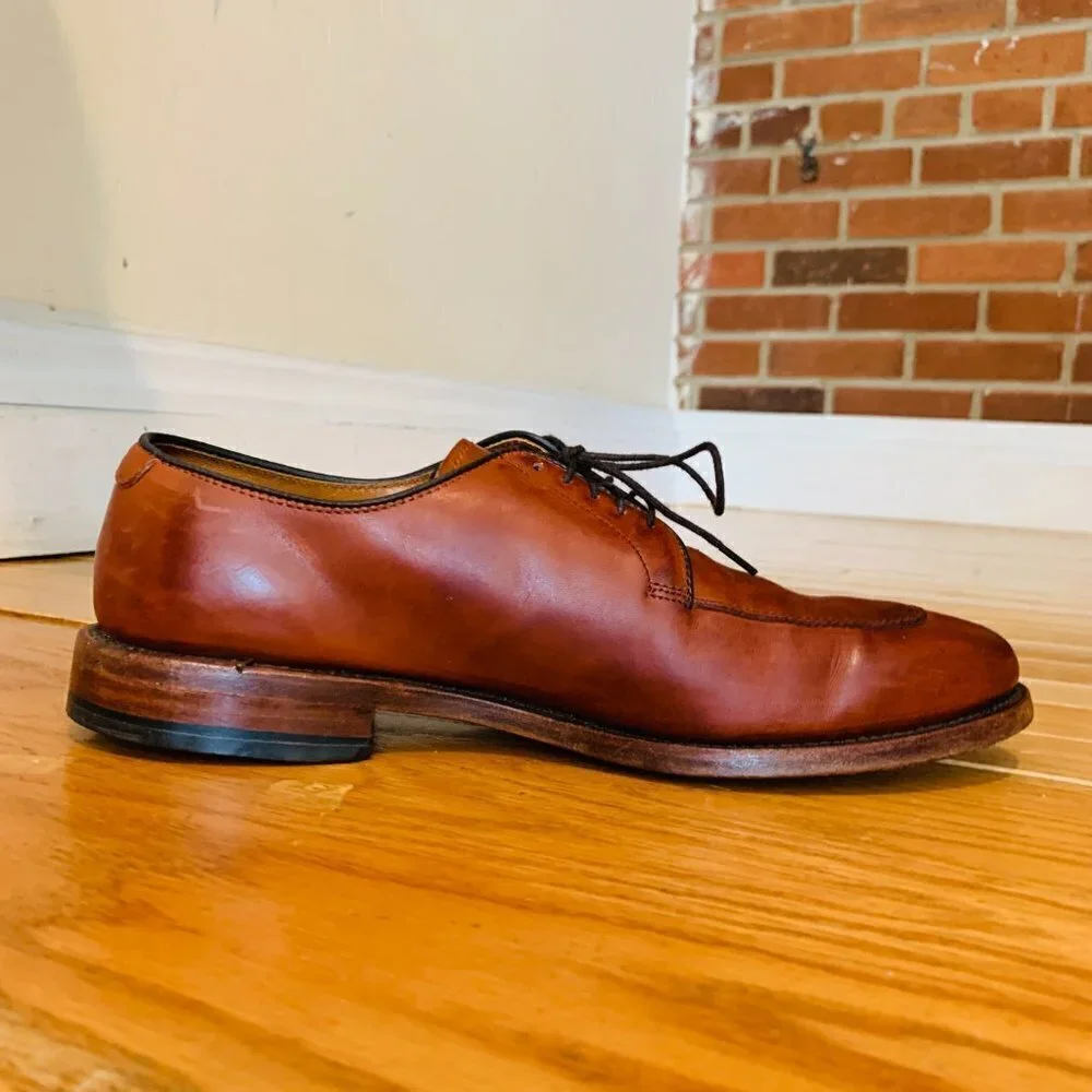 Allen Edmonds Mens Delray Oxford Leather Dress Shoes Size 7.5 D